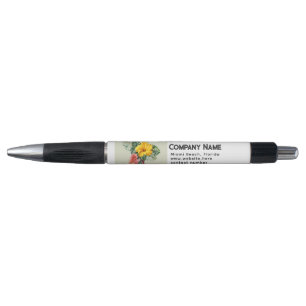 Bedrijfsmerklogo en tekst promotioneel pen