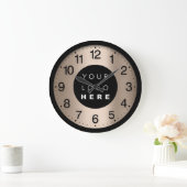 Bedrijfsminimalisme Ivory Roos - Aangepaste Logo Grote Klok (Huis)