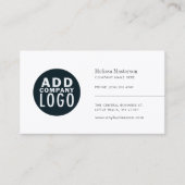 Bedrijfsminimalistisch bedrijf voor Logo Visitekaartje (Voorkant)