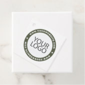 Bedrijfsmoderne website en aangepaste Logo Bedankjes Labels (In situ)