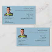 Bedrijfsmonogram Algemene Portret Nieuwe Waarde Fa Visitekaartje (Voorkant / Achterkant)