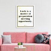 Bedrijfsmotivatie Seneca Typografie Canvas Afdruk (Insitu (Woonkamer))