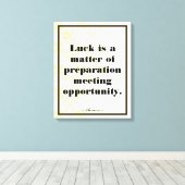 Bedrijfsmotivatie Seneca Typografie Canvas Afdruk (Insitu (Houten vloer))