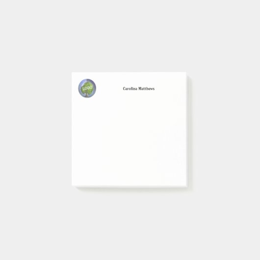 Bedrijfsnaam 3x3 post-it® notes (Voorkant)