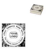 Bedrijfsnaam Aangepast Rubberstempel (Gestempeld)