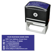 Bedrijfsnaam Adres Volledige Info Kleuren Stempel (In situ)