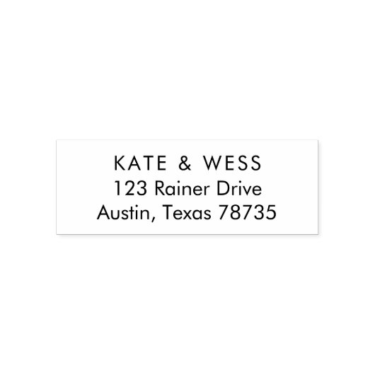 Bedrijfsnaam Adres Zelfinktstempel Zelfinktende Stempel (Design)