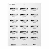 Bedrijfsnaam American Flag US Etiket (Full Sheet)