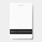 Bedrijfsnaam badge (Achterkant)