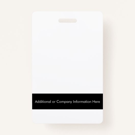 Bedrijfsnaam badge (Achterkant)