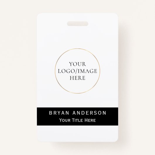 Bedrijfsnaam badge (Voorkant)