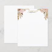 Bedrijfsnaam Boho Florals Stationery (Voorkant / Achterkant)