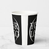 Bedrijfsnaam Creëer Uw eigen bedrijfstekst Papieren Bekers (Rechts)