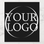 Bedrijfsnaam Creëer Uw eigen bedrijfstekst Wijn Etiket (Enkel label)