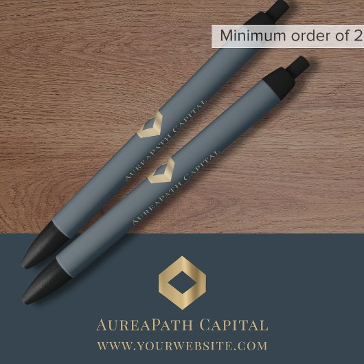 Bedrijfsnaam Custom Logo Promotional Zwarte Inkt Pen