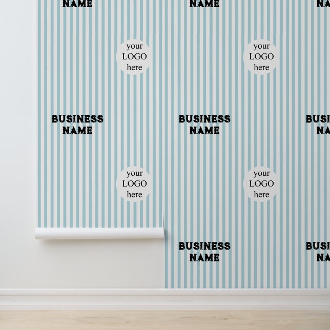 Bedrijfsnaam en logo  behang (Applicatie)