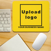 Bedrijfsnaam en Logo op gele Muismat