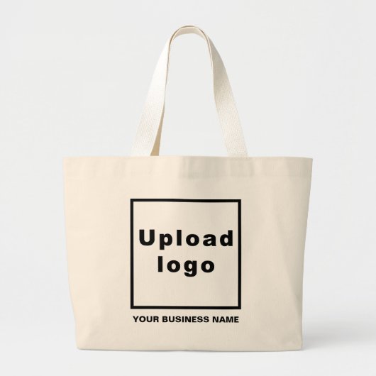 Bedrijfsnaam en Logo op Jumbo-Canvas tas (Voorkant)