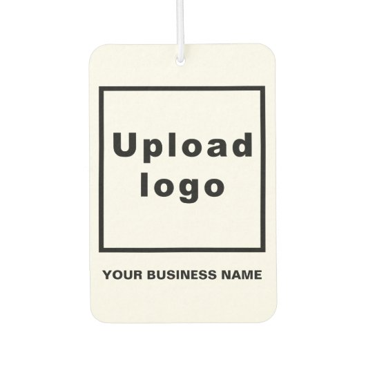 Bedrijfsnaam en Logo op Luchtverfrisser (Voorkant)