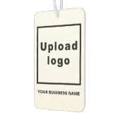 Bedrijfsnaam en Logo op Luchtverfrisser (Links)