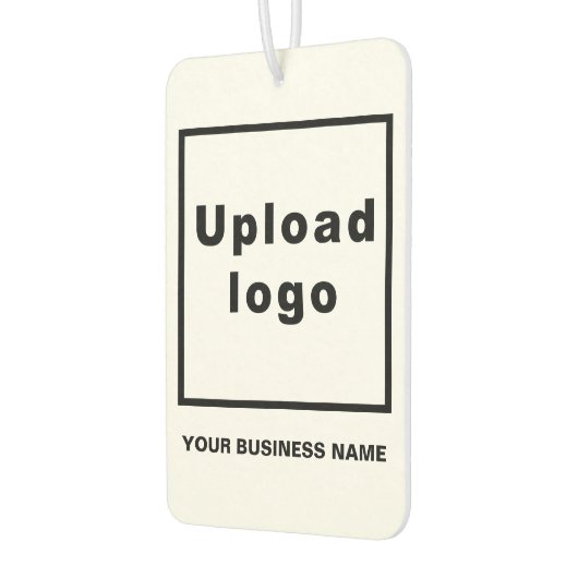 Bedrijfsnaam en Logo op Luchtverfrisser (Links)