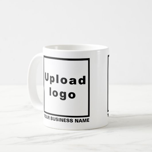 Bedrijfsnaam en Logo op Mok (Voorkant links)