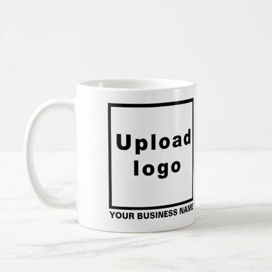 Bedrijfsnaam en Logo op Mok (Links)