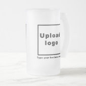 Bedrijfsnaam en Logo op Mok van 16 oz glas (Voorkant rechts)
