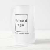Bedrijfsnaam en Logo op Mok van 16 oz glas (Voorkant links)