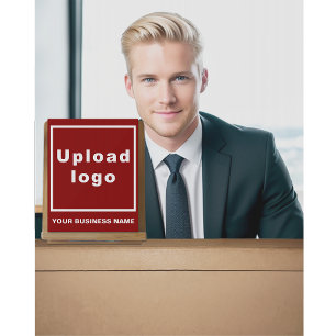 Bedrijfsnaam en Logo op Red Acrylic Sign Acryl Bord