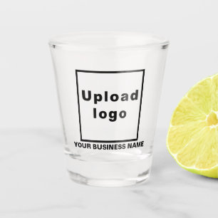 Bedrijfsnaam en Logo op Shot Glass Glas