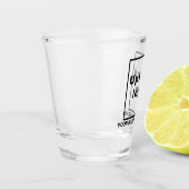 Bedrijfsnaam en Logo op Shot Glass Shot Glas (Links)