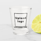Bedrijfsnaam en Logo op Shot Glass Shot Glas (Voorkant)