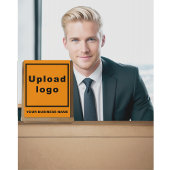 Bedrijfsnaam en Logo op Sinaasappel Acryl Teken Acryl Bord