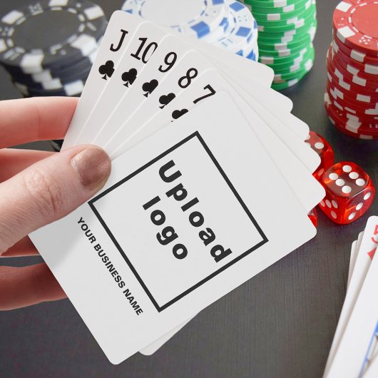 Bedrijfsnaam en Logo op speelkaarten