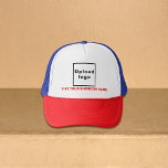Bedrijfsnaam en Logo op veelkleurige Trucker Hat Trucker Pet<br><div class="desc">Veelkleurige trucker hat die u kunt aanpassen door uw bedrijfsnaam te typen en uw zakelijke logo te uploaden. U kunt het opnemen in uw promotionele producten, weggeefartikelen of geschenken aan uw klanten of klanten, een marketingstrategie om reclame te maken voor uw bedrijf of om uw merk te promoten. trucker hat...</div>