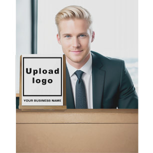 Bedrijfsnaam en Logo op wit acrylteken Acryl Bord