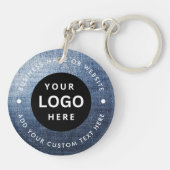 Bedrijfsnaam en Logo Sleutelhanger (Achterkant)