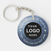 Bedrijfsnaam en Logo Sleutelhanger (Voorkant)