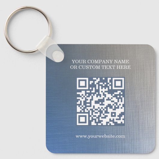 Bedrijfsnaam en Logo Sleutelhanger (Voorkant)