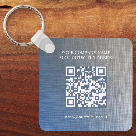 Bedrijfsnaam en Logo Sleutelhanger (Voorkant)