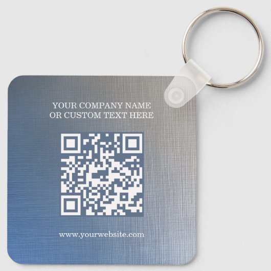 Bedrijfsnaam en Logo Sleutelhanger (Achterkant)