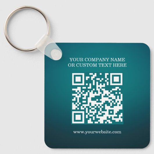 Bedrijfsnaam en Logo Sleutelhanger (Voorkant)