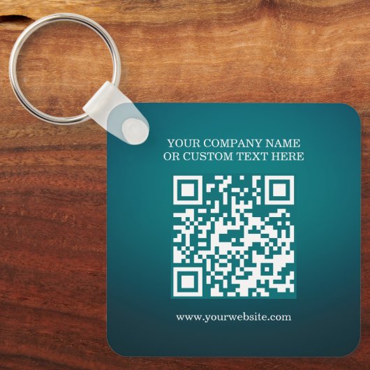 Bedrijfsnaam en Logo Sleutelhanger (Voorkant)