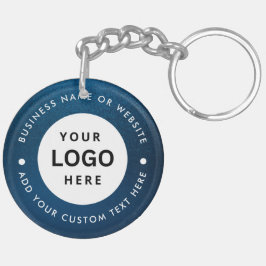 Bedrijfsnaam en Logo Sleutelhanger