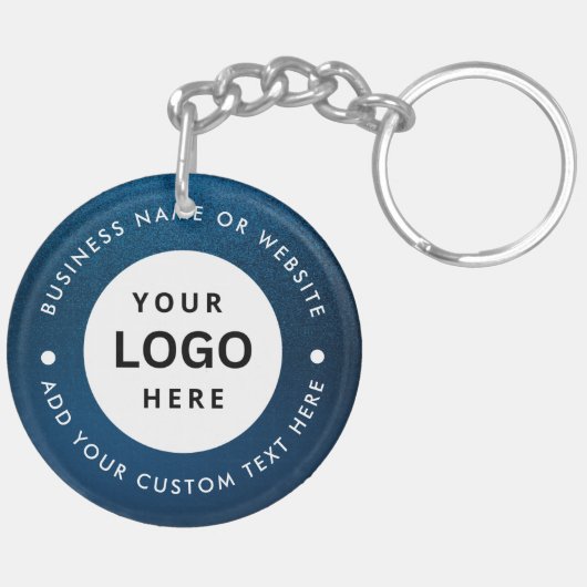 Bedrijfsnaam en Logo Sleutelhanger (Achterkant Links)