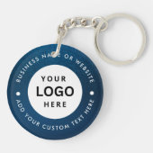Bedrijfsnaam en Logo Sleutelhanger (Achterkant)