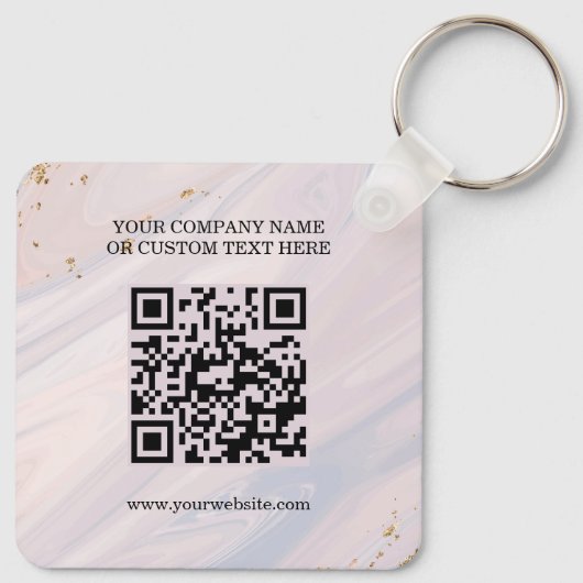 Bedrijfsnaam en Logo Sleutelhanger (Achterkant)