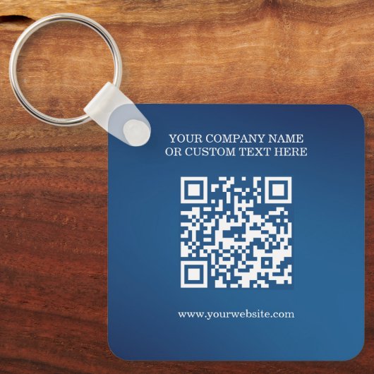 Bedrijfsnaam en Logo Sleutelhanger (Voorkant)