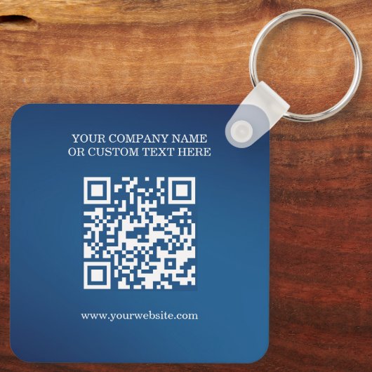 Bedrijfsnaam en Logo Sleutelhanger (Achterkant)